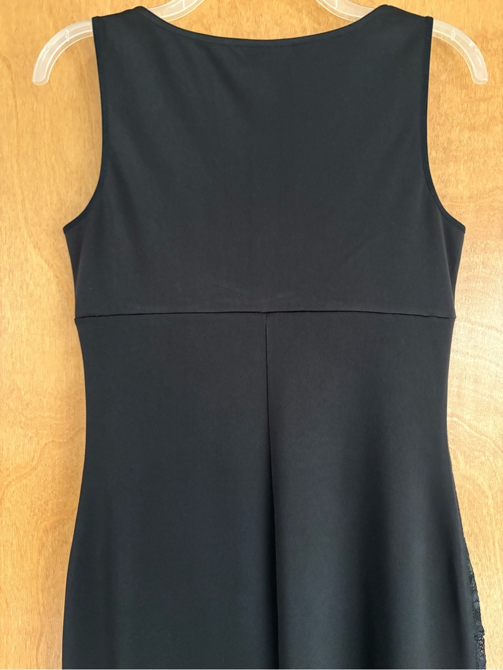 Daisy Fuentes Black Sleeveless Lace Sheath Dress Size M Black - Picture 6 of 13